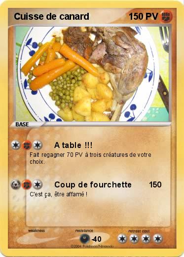 Pokemon Cuisse de canard