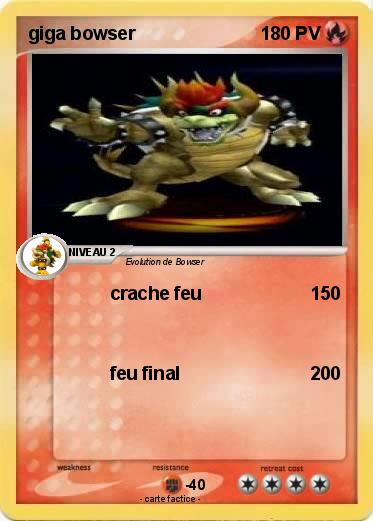 Pokemon giga bowser