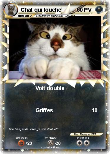 Pokemon Chat qui louche