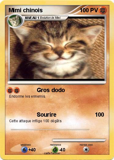 Pokemon Mimi chinois