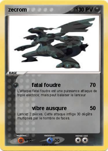 Pokemon zecrom