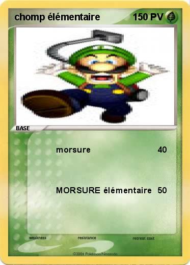 Pokemon chomp élémentaire