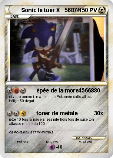 Pokemon Sonic le tuer X   56874