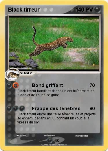 Pokemon Black tirreur