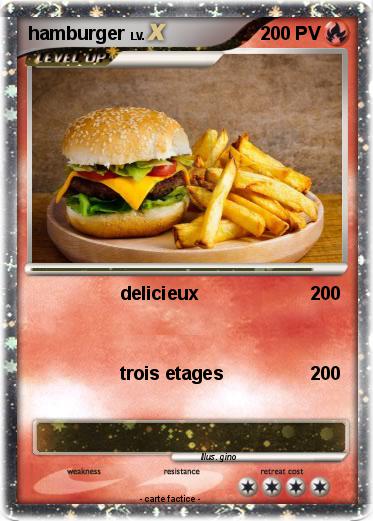 Pokemon hamburger