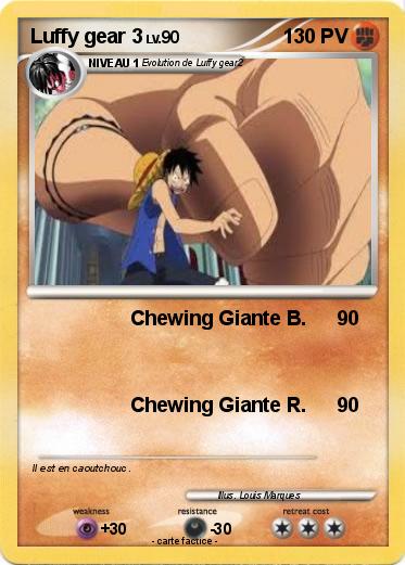 Pokemon Luffy gear 3