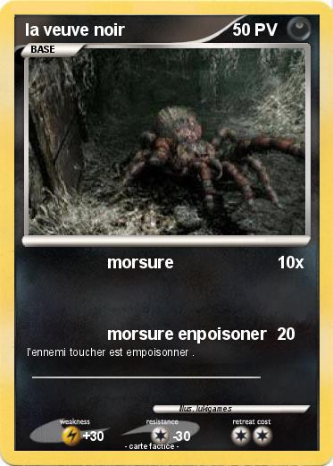 Pokemon la veuve noir