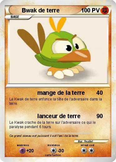 Pokemon Bwak de terre