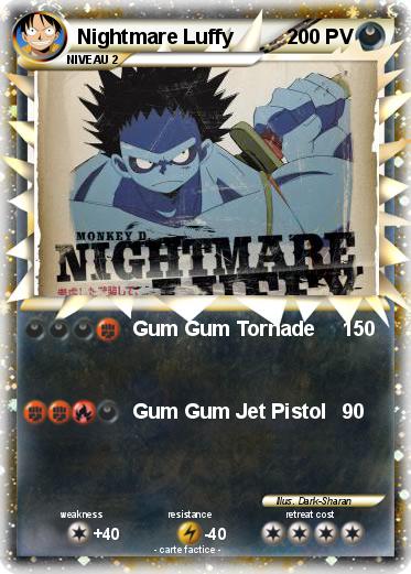 Pokemon Nightmare Luffy