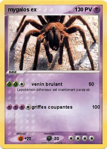 Pokemon mygalos ex