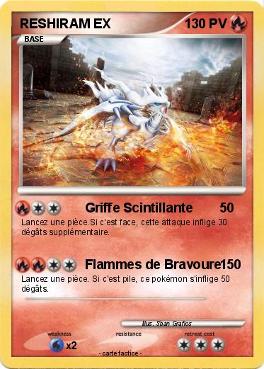 Pokemon RESHIRAM EX