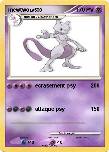 Pokemon mewtwo