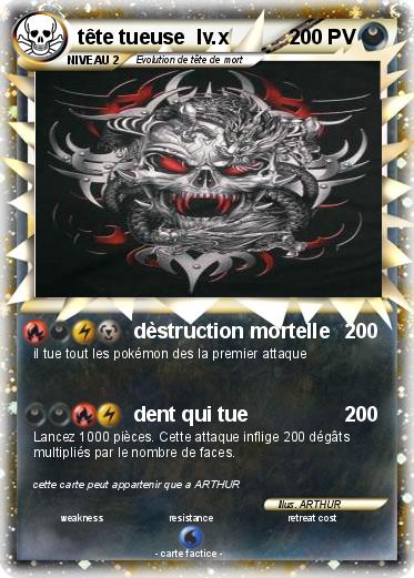 Pokemon tête tueuse  lv.x
