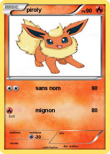 Pokemon piroly