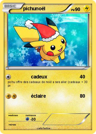 Pokemon pichunoël
