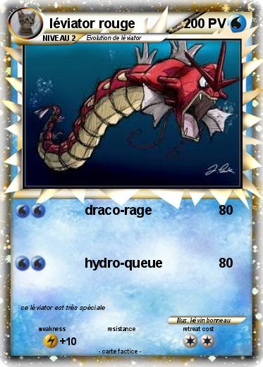 Pokemon léviator rouge