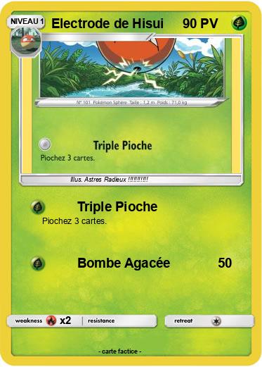 Pokemon Electrode de Hisui