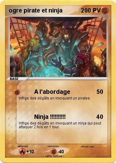 Pokemon ogre pirate et ninja