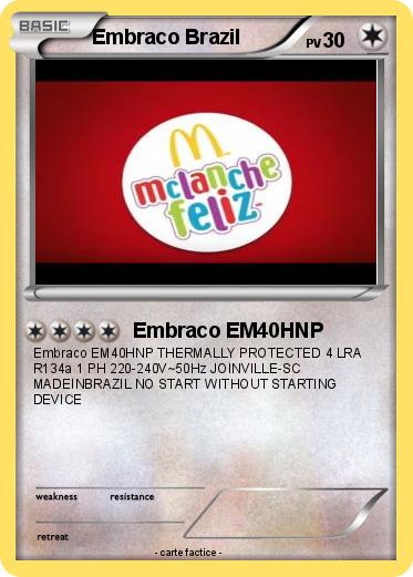Pokemon Embraco Brazil