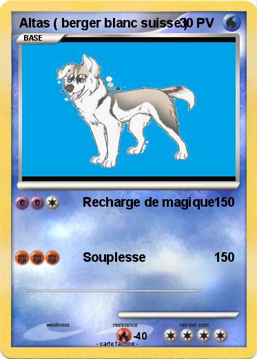 Pokemon Altas ( berger blanc suisse )