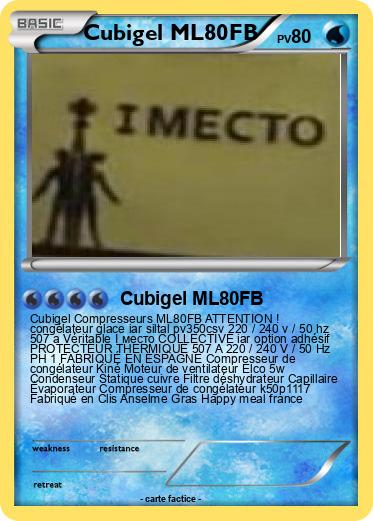 Pokemon Cubigel ML80FB