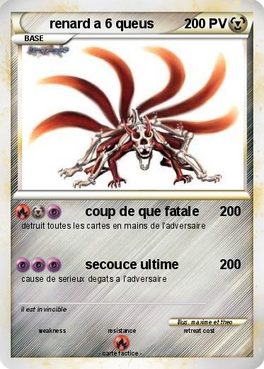 Pokemon renard a 6 queus