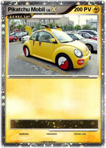 Pokemon Pikatchu Mobil