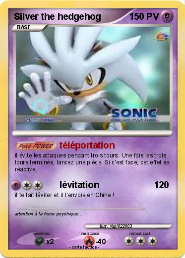 Pokemon Silver the hedgehog