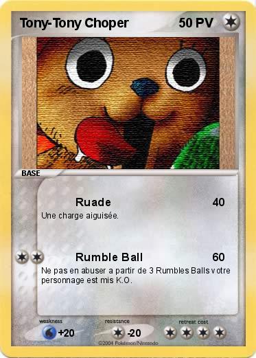 Pokemon Tony-Tony Choper