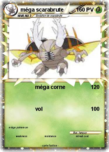 Pokemon méga scarabrute