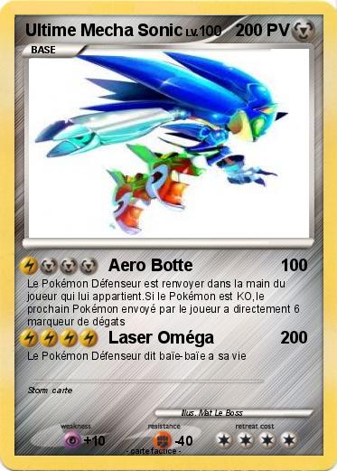 Pokemon Ultime Mecha Sonic