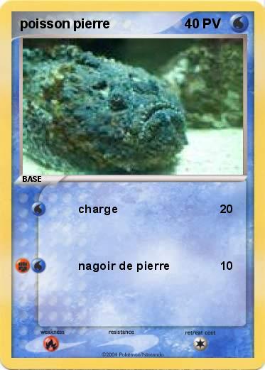 Pokemon poisson pierre