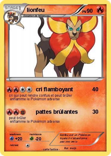 Pokemon lionfeu