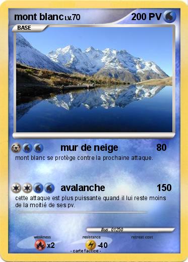 Pokemon mont blanc
