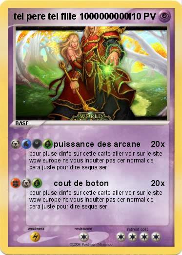 Pokemon tel pere tel fille 1000000000