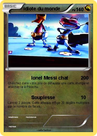 Pokemon idiote du monde