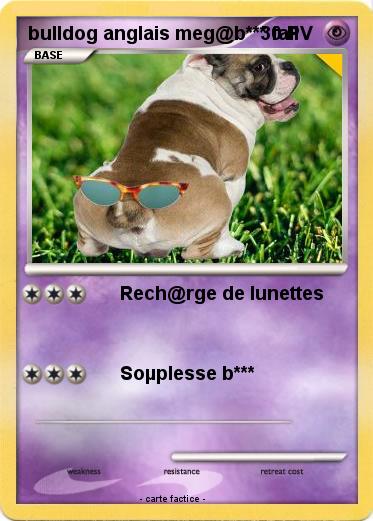 Pokemon bulldog anglais meg@b*** fail