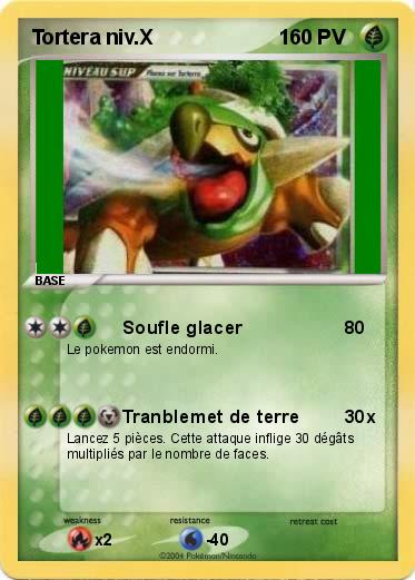 Pokemon Tortera niv.X                      1 