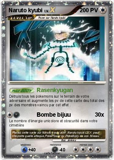 Pokemon Naruto kyubi