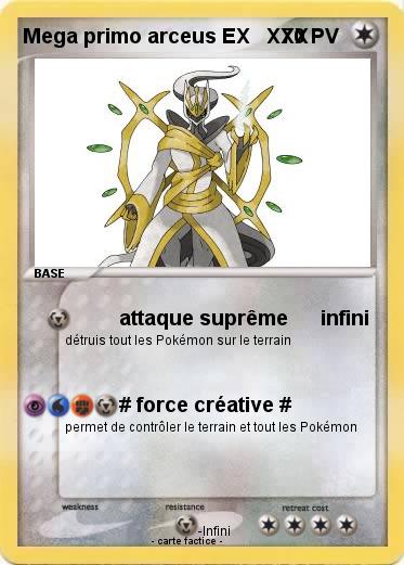 Pokemon Mega primo arceus EX   XXX