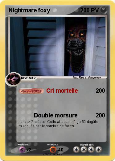 Pokemon Nightmare foxy