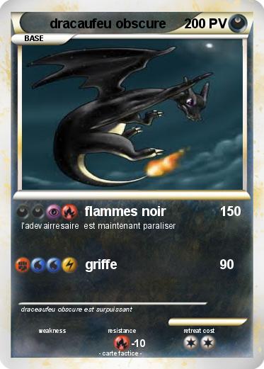 Pokemon dracaufeu obscure