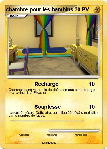 Pokemon chambre pour les bambins