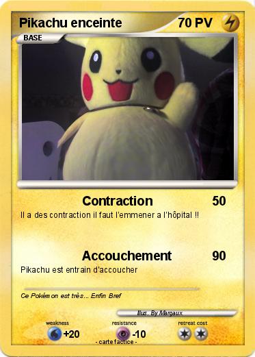 Pokemon Pikachu enceinte