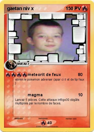 Pokemon gaetan niv x