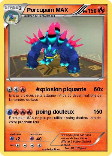 Pokemon Porcupain MAX