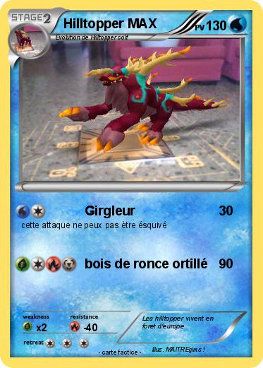 Pokemon Hilltopper MAX
