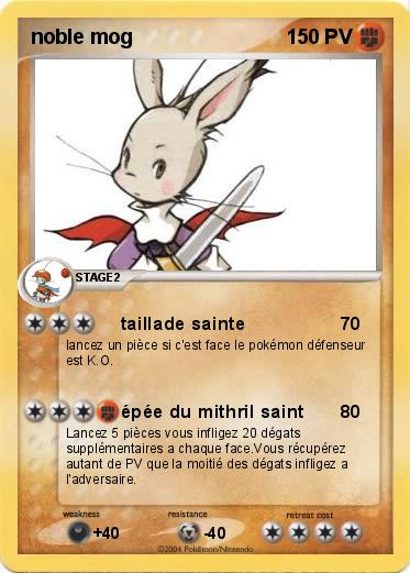 Pokemon noble mog