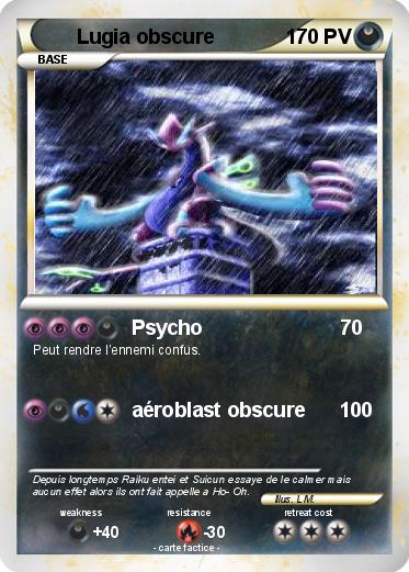 Pokemon Lugia obscure