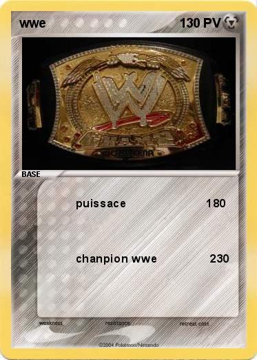 Pokemon wwe
